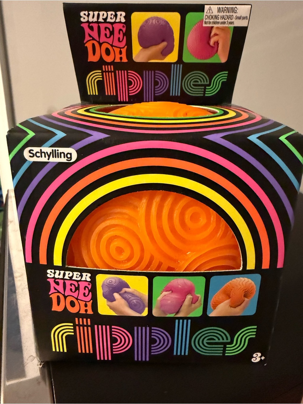 Super NeeDoh Ripples Sensory Toy - Orange ()